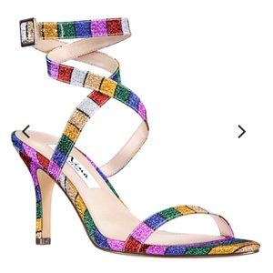 Nina “Vanna” heels in rainbow